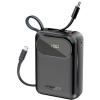 Promate 20000mAh 35W Ultra Compact SuperSpeed Power Bank - Black Built-in USB-C & Lightning Cables - 35W PD - USB-C In / Out - LED Battery Display - Automatic Voltage Regulation Promate 20000mAh 35W Ultra Compact SuperSpeed Power Bank - Black Built-in USB-C & Lightning Cables - 35W PD - USB-C In / Out - LED Battery Display - Automatic Voltage Regulation