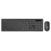 Promate Super Slim Wireless Keyboard & Mouse Combo - Black Ergonomic Ambidextrous Mouse - 1600dpi - Angled Kickstand - Wireless 10m Range - Smart Nano Reciever Included - Quiet Keys Promate Super Slim Wireless Keyboard & Mouse Combo - Black Ergonomic Ambidextrous Mouse - 1600dpi - Angled Kickstand - Wireless 10m Range - Smart Nano Reciever Included - Quiet Keys