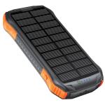 Promate SOLARTANK-10PDQI 10000mAh Rugged EcoLight Solar IP65 Power Bank 10W Wireless Qi Charging - Supports 20W Power Delivery - 10W Wireless Charging - 18W Super Fast Charging Input - 300lm Flash Light
