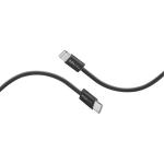 Promate ECOLINE-CI120.BK 27W PD - 480Mbps USB-C to Lightning Cable - 1.2m - Black Fabric Braided - 25000+ Bend Lifespan - Data & Charge