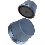 Promate 3W Mini Bluetooth Speaker with Magsafe Compatible Base - Blue Supports Music & Calls - High Definition Sound - 12 Hours Playing Time - TWS Compatibility - Metal Ring Included - Ultra Compact