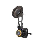 Promate BRIDGEMOUNT  MagGrip 360 Rotatable Smartphone Holder with AC Vent Mount. Secure Anti-SlipMount, For AC Vents, Metal Ring Included, Quick Magnetic Alignment. Black