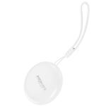 Promate ProTag-1 Smart Bluetooth Tracker Tag with Smart Precision Positioning, White. Ultra-compact & WorkswithApple Find My APP, IPX6, Replacable Battery, Works with Siri, 90-100dB Load Sound.