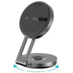 Promate MAGMATE-1  15W Qi2 Extending MagneticWireless Charging Mount. 360 Rotatable, Extend & Fold Design.