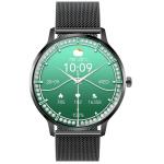 Promate XWATCH-US13  IP68 Smartwatch with 1.32" Curved AMOLED Display & BT Calling Fitness Tracker, Pedometer, Blood Presure Prediction, Heart Rate Real Time, Black