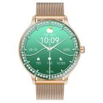 Promate XWATCH-US13-RG  IP68 Smartwatch with 1.32" Curved AMOLED Display & BT Calling Fitness Tracker, Pedometer, Blood Presure Prediction, Heart Rate Real Time, Rose Gold