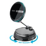 Promate REVOMOUNT-15W SecureGrip 360 Cradleless 15W MagSafe Compatible SmartPhone Charger Mount