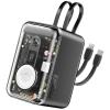 Promate 20000mAh 4-in-1 Smartphone & Apple Watch Charging Power Bank Dual USB-C & Lightning Cable Connectors - 35W PD USB-C In/Out QC 3.0 Port - Smart LED Display Promate 20000mAh 4-in-1 Smartphone & Apple Watch Charging Power Bank Dual USB-C & Lightning Cable Connectors - 35W PD USB-C In/Out QC 3.0 Port - Smart LED Display