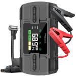 Promate PATROLPACK-3  4in1 1200A/12V Heavy Duty Car Jump Starter & Air Compressor 12000mAh Power Bank, 150PSi Air Compressor, 270lm LED Torch, Includes Smart Clamps, Built Tough, 2x USB-A Ports. LCD Screen
