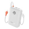 Promate 30000mAh Ultra Compact 35W SuperSpeed Power Bank - White Built-in USB-C & Lightning Cables - 35WPD - USB-C In / Out - LED Battery Display - Automatic Voltage Regulation Promate 30000mAh Ultra Compact 35W SuperSpeed Power Bank - White Built-in USB-C & Lightning Cables - 35WPD - USB-C In / Out - LED Battery Display - Automatic Voltage Regulation