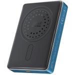Promate 10000mAh UltraSlim Wireless Charging 15W MagSafe Power Bank - Blue 20W PD USB-C In/Out Port - Smart Battery Indicator - Durable Aluminum Body - 30cm Charging Cable Included