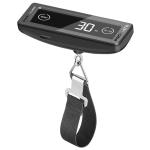 Promate INSTASCALE Portable High-Accuracy Digital Luggage Scale with Touch Screen LCD. 40KGs Max Capacity