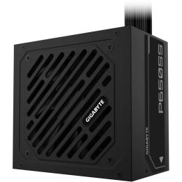Gigabyte P650SS Black 650W ATX 3.1 ready 80 Plus Silver Power Supply - Fixed Flat Cable - 3 Years Warranty