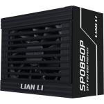 Lian Li SP Platinum Black 850W ATX 3.1 SFX Power Supply 80 Plus Platinum SFX - Full Modular - Zero RPM Mode Under 40% Load For Silent Operation, SFX-To-ATX Bracket Included
