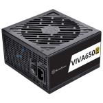 Silverstone VA650-G 650W ATX Power Supply 80Plus Gold- Silent running - Fixed Cable
