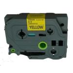 Aimo Brother Compatible TZe641 P-Touch Tape - 18mm - Black on Yellow