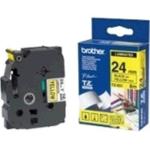 Brother TZe651 24mm x 8m Standard laminated Blac