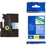 Brother TZE535 : Laminated tape white on blue 8m