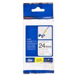 Brother TZEFX251 BLACK on WHITE Flexible ID Tap