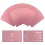 xTOOL Material Aluminum Business Cards for Laser Engraving - Rose Gold - 60 Pieces