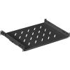 Dynamix RAFS-1200 Fixed Shelf for 1200mm Deep Cabinet Black Colour (Max weight 60Kg) Shelf measures 960mm deep Designed for S shaped vertical rails