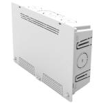 Dynamix HWS-903WR 9" Recessed Plastic Enclosure with Flush Lid - Slim Vented Lid with Triple GPO and Cable Entry Knock Outs