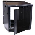Dynamix RSFDSL12 LITE 12RU Swing Wall Mount  Cabinet - Right hand mounted - The LITE version excludes fixed shelves, fans, cage nuts and reversable hinges