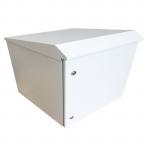 Dynamix RODW9-500 9RU Outdoor Wall Mount Cabinet IP65 rated. Lockable front door. No fans or filters.