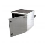 Dynamix RODWSS18-400 18RU Stainless Outdoor Wall Mount   Cabinet(610x425x875mm). SUS316 Stainless Steel Construction. IP65 rated. Lockable front door. No fans or filters. Wall mount accessories included.