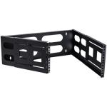 Dynamix DWC-0210-4U 4RU 19" Wall Mount Foldable Bracket - Includes Top & Bottom Covers - Adjustable Depth up to 400mm - Max Load 12Kgs - Dimensions 494x183 (WxH) - Adjustable arms 236 to 400mm - Colour Black