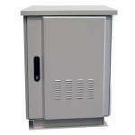 Dynamix ROD27-8X8GY 27RU Outdoor Freestanding   Cabinet. (800 x 800 x 27U) IP45 rated. Angled pivoting rain hood. Double 25mm heating protection. Includes 10x cage nuts. Grey Colour