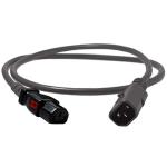 Enlogic ENL-EP8704Gs C13 to C14 Locking Power Cord - 1.2m Length - Grey