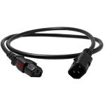 Enlogic ENL-EP8709Gs C13 to C14 Locking Power Cord - 3m Length - Grey