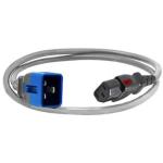 Enlogic ENL-EP8724Gs C13 to C20 Locking Power Cord - 1.2m - Grey