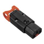 IEC-Lock KNKS18-01 10A C13 IEC-Lock+ rewireable socket - Low Smoke Zero Halogen - SAA approved