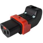 IEC-Lock KNKS19-02 10A C13 IEC-Lock Angled (Up or Down) rewireable socket - PA130100DBK