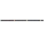 RackPower P3BK36J5 Power strip - 3 phase: 36x 10A C13 IEC-Lock outlets (6 Black+ 6 white C13s + 2x16A 6kA C curve CB per phase), 1.7m vertical. 3m 6mm2 5-core front, bottom entry lead to bare end.