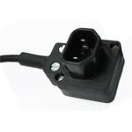 RackPower KNCP19-02 10A C14 Low Profile Multi-Angled Plug