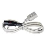 RackPower ENL-EP8722Gs C13-C20 Locking Power cord - 0.6m - Grey