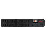 RackPower RPi201032-B2C04 2U 19" Rack PDU - 20xC13 - 3xC19 - 16A C20 Inlet - 16A Hydraulic-Magnetic CB