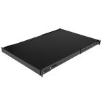 StarTech.com ADJSHELFHD 1U Adjustable Server Rack Mount Shelf - 80kg - 49.5 to 96.5 cm Adjustable Mounting Depth Universal Tray for 19" AV, Data & Network Equipment Rack - 70cm Deep
