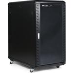 StarTech.com RK2236BKF 22U 36in Knock-Down Server Rack Cabinet with Casters
