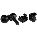 StarTech.com CABSCREWM5B M5 Screws & Cage Nuts - 50 Pack Black