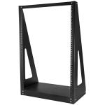 StarTech.com 2POSTRACK16 2 Post Rack 16U Open Frame Network Rack - 19" - 2 Post Free Standing Desktop Rack for Computer, AV, Media, IT Equipment for Server Room - 2POSTRACK16