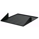 StarTech.com CABSHF2POSTV2 2-Post Server Rack Shelf - Center Mount - 19 Inch -2U - Black - Supports up to 75 lb. (34 kg) - Vented