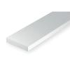 Evergreen Styrene Square Strip - 0.5mm - 10 Pieces - White