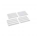 Tamiya Mini 4WD - J-Cup Straight - 4 Pieces - White