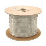 Dynamix C-STPC6-SLD SSTP Cat6 350MHz Solid Shielded Cable Roll - 305m - White 23 AWG x 4P - LSZH Jacket - Supplied on Wooden Reel