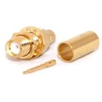 RP-SMA Female Bulkhead CRIMP Connector for LMR195/RG58