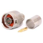 N-Type Male CRIMP Connector for LMR400/RG8U